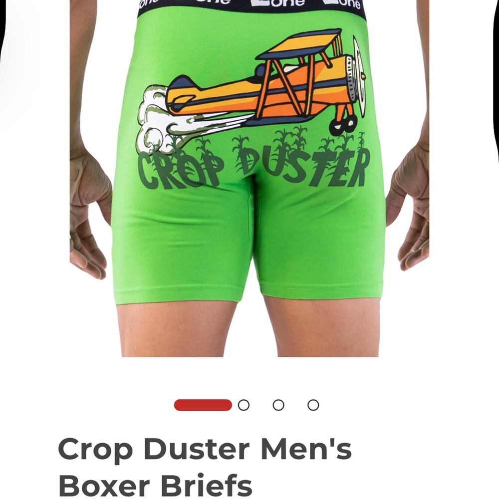 Lazy One Green Boxer Briefs
